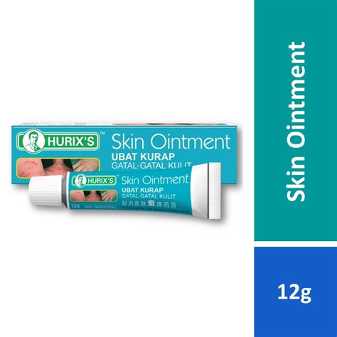 Hurixs Ubat Kurap Gatal Gatal Kulit Skin Ointment 12g Shopee Malaysia