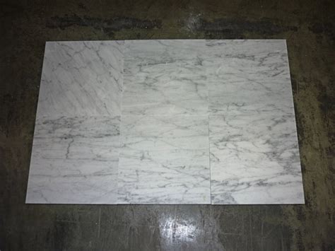 Bianco Carrara Marble Tile 12x12 Honed Stone Design Inc