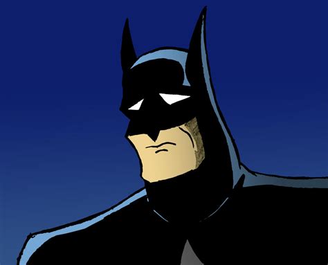 Sad Batman Bruce Timm Style 1 By Big Al Son86 On Deviantart