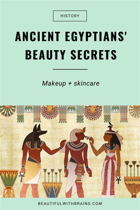 Beauty History Cosmetics In Ancient Egypt Beautiful With Brains