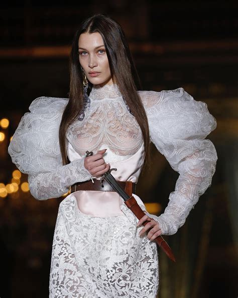Bella Hadid Naked Tits At Vivienne Westwood Ready To Wear Fall Winter 2020 Paris The Fappening