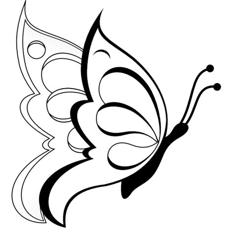 A butterfly coloring page for kids. Butterfly Coloring Pages