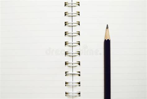 Blank Notebook With Pencil Stock Photo Image Of Pencil 15010850