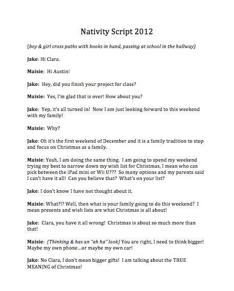Advent Day 21 Downloadable Kids Nativity Play