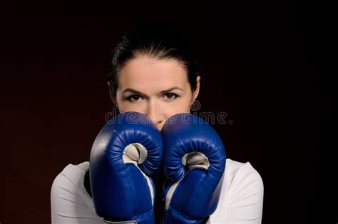 Girl In Boxing Gloves Stock Image Image Of Lifestyle 123807759