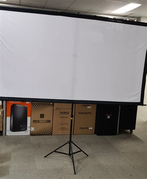 Vevor Tripod Projector Screen With Stand 100inch Manual Installation