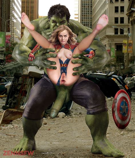 Post Brie Larson Captain Marvel Carol Danvers Hulk Hulk Series Marvel Zennsfw Fakes