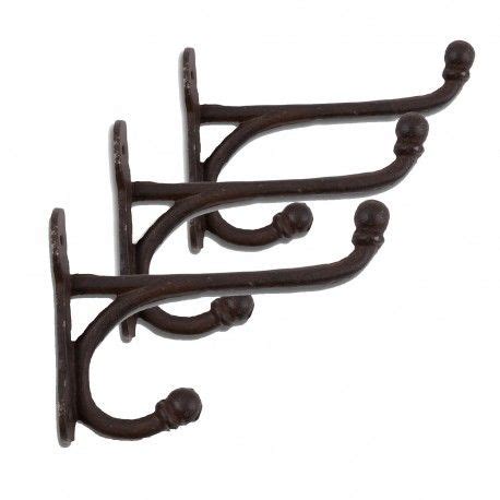 Myknobs.com has been visited by 10k+ users in the past month Set of Three Individual Cast Iron Coat Hooks for the Home ...