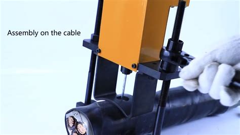 Hydraulic Cable Spiking Tool Safe Working By Hydraulic Youtube