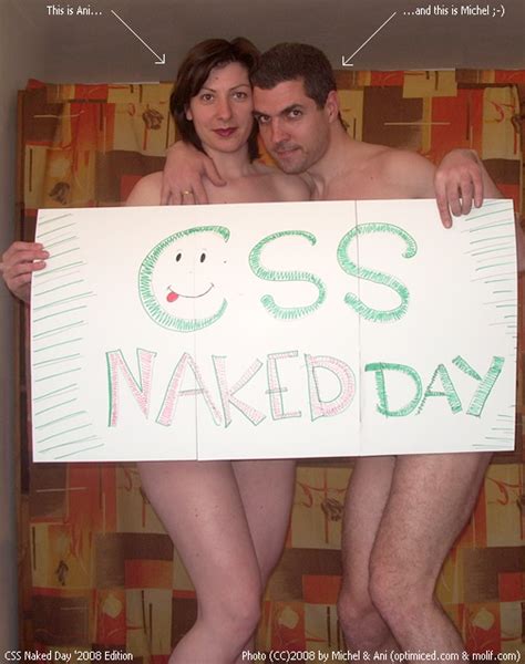My Thoughts On Css Naked Day My XXX Hot Girl