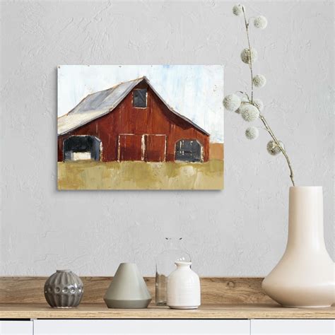 Rustic Red Barn I Wall Art Canvas Prints Framed Prints Wall Peels