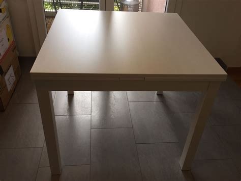 Wir verkaufen unseren schönen tisch. IKEA Tisch weiss ausziehbar | Kaufen auf Ricardo