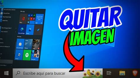 Quitar La Imagen De La Barra De Búsqueda De Windows 10 Youtube