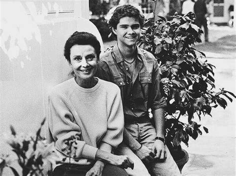 Audrey And Her Son Luca Dotti In Beverly Hills California 1985 Photograph By Camilla Mcgrath