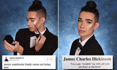 Coverboy James Charles Just Went Viral Again With His Sassy Af Yearbook