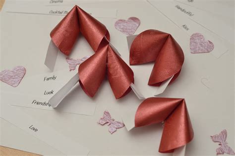 Red Origami Fortune Cookies Set Of 10 By Paperbutterfliesm