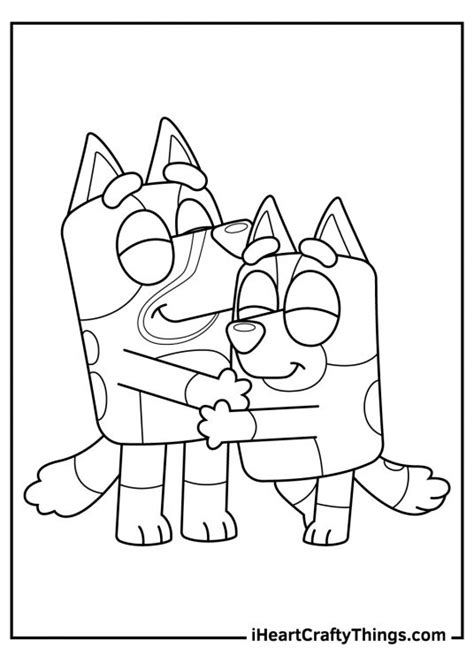 Bluey Coloring Pages Ventureshety