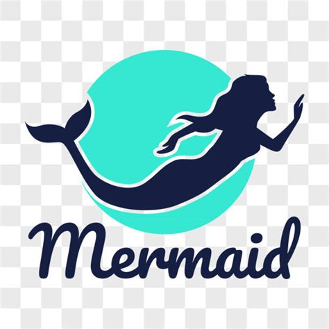 Mermaid Logo Template Royalty Free Vector Image