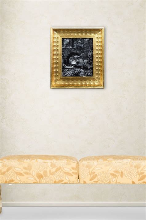 BADGLEY MISCHKA HOME Zoe Hand Embellished Gold Leaf 8x10 Wall Photo Frame | Photo frame wall ...