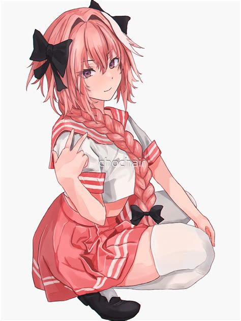 Astolfo Sticker For Sale By Chochair Redbubble