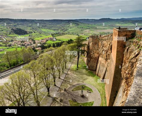 The Old Etruscan City Walls In Orvieto Umbria Italy Stock Photo Alamy
