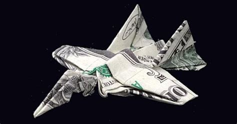 Airplane Dollar Bill Origami Money Origami Folding Money