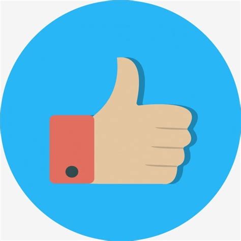 Vector Like Icon Hand Like Thumbs Up Png And Vector With Transparent