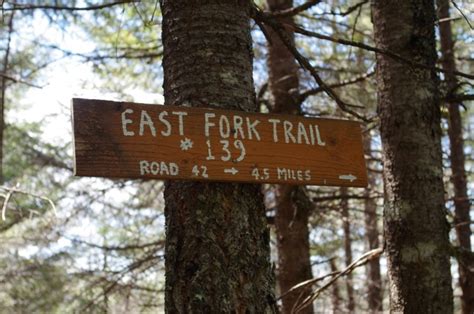 Filetrail Sign East Fork Trail Hiking In Portland Oregon And