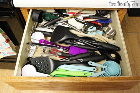 Organizing The Kitchen Utensil Drawer Two Twenty One