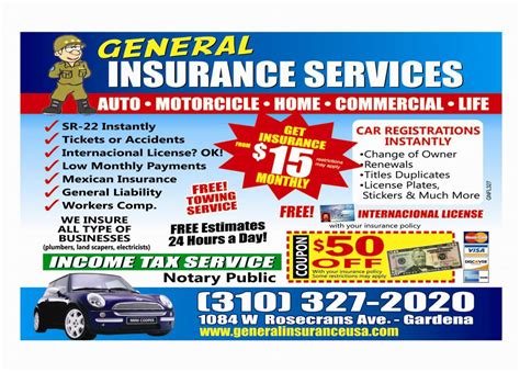 General Insurance Gardena Ca 90247 310 327 2020 Autos Carphoto