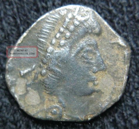 Silver Siliqua Clipped Probably Magnus Maximus Roma Trier 383 388
