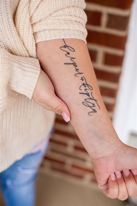 Handwritten Tattoo Idea With Kids Names By Sam Allen Creates