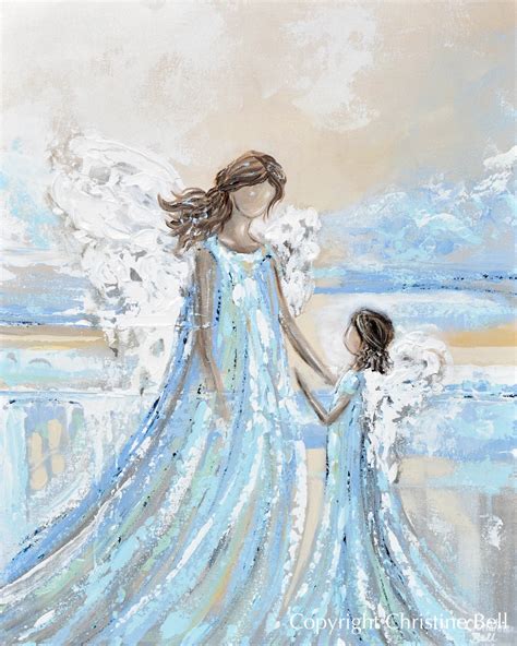 Special Release Giclee Print Angel Painting Angel Wall Art Giclee