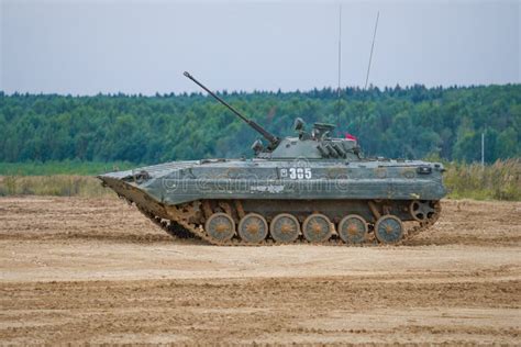 Bmp 2 Infantry Fighting Vehicle On The Training Ground Editorial Stock