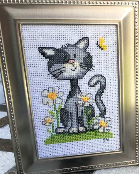 2 Adorable Kitten Cross Stitch Patterns Pdf Etsy