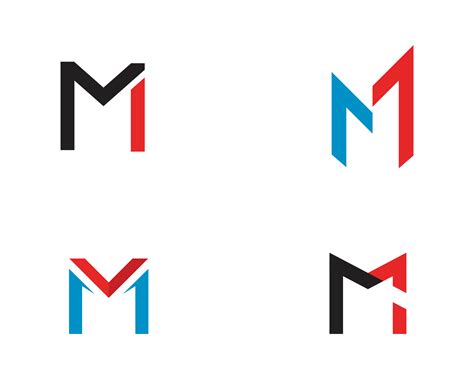 M Letter Logo Template 566428 Vector Art At Vecteezy