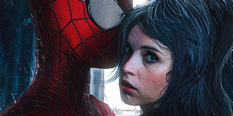 Amazing Spider Man Fan Poster Imagines A Black Cat Romance