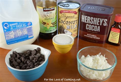 coconut hot chocolate for the love of cooking