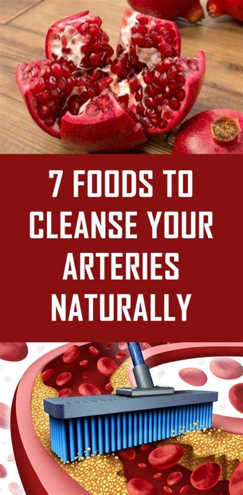 7 foods to cleanse your arteries naturally natural health remedies