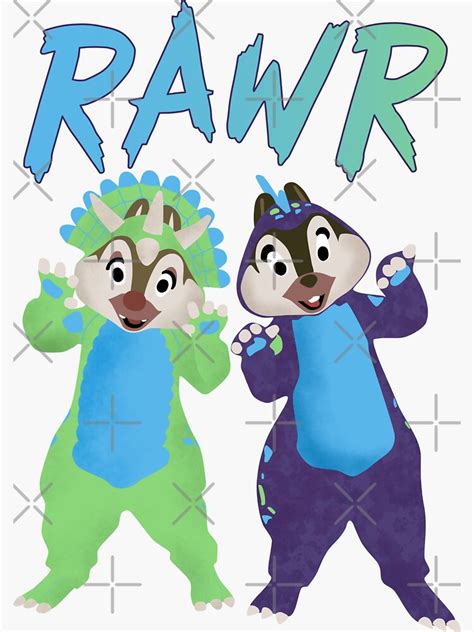 Rawr Sticker By Cailey2267 Redbubble