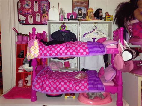 The latest on our store health and safety plans. Bedroom #1 with the pink Walmart My Life As bunk beds ...