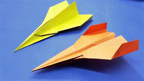 Easy best fast paper airplane video tutorial how to make a fast paper air plane by beforeandaftertv. Origami Airplane Easy For Beginner | Fastest Paper ...
