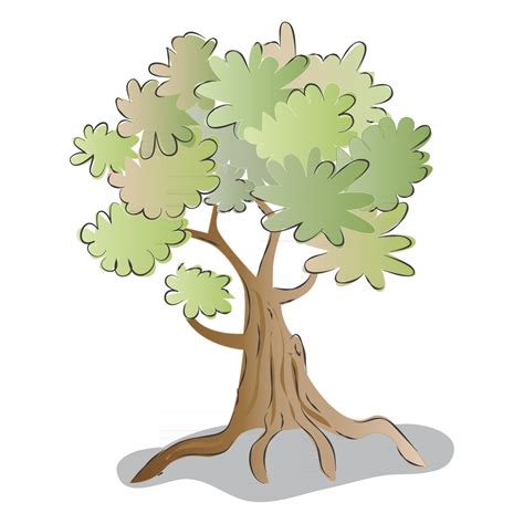 Ilustración De Vector De árbol De Dibujos Animados 2650239 Vector En