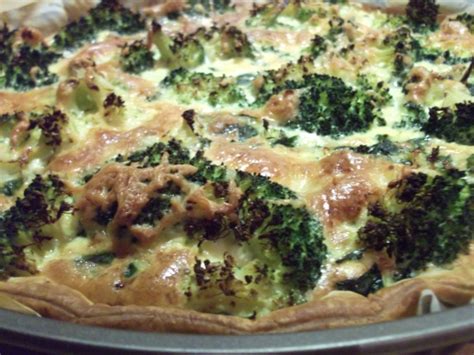 Quiche Met Gerookte Zalm Broccoli En Spinazie