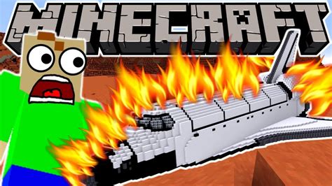 Im Stranded After My Spaceship Crashed In Minecraft Youtube