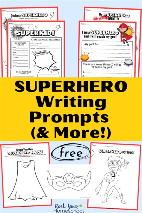 Free Superhero Writing Prompts And More To Boost Creativity