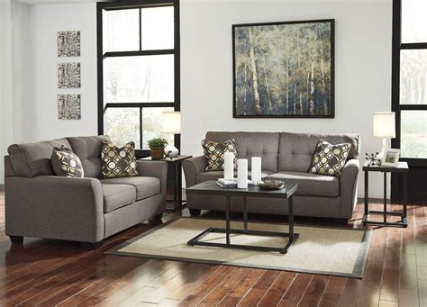 Tibbee Slate Full Sofa Sleeper From Ashley 9910136 Coleman Furniture