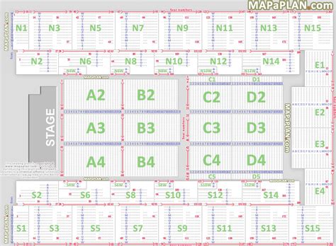 Last updated january 16, 2021. Detailed seat numbers chart with rows and blocks layout ...