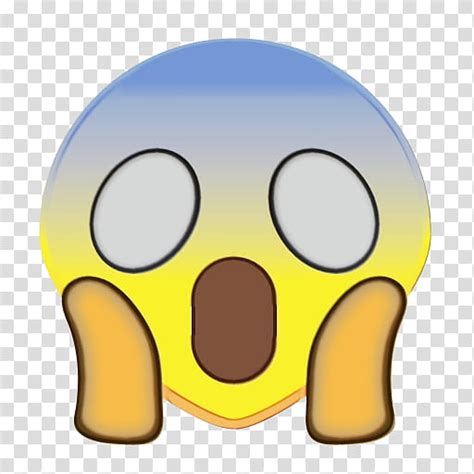 Smiley Face Emoji Emoticon Shrug Screaming Meth Mouth Fear Snout Transparent Background