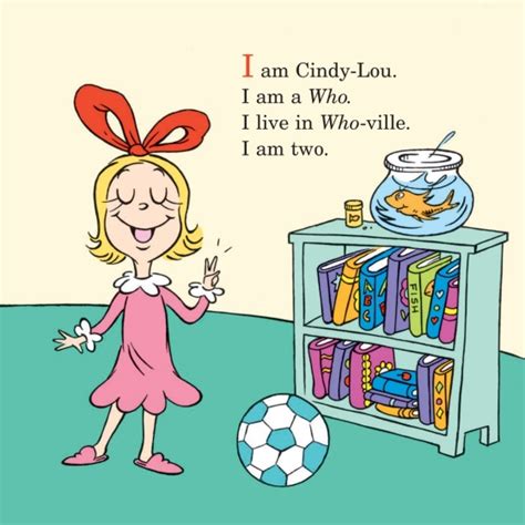I Am Cindy Lou Who Author Tish Rabe Random House Childrens Books